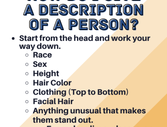 How do I describe a person