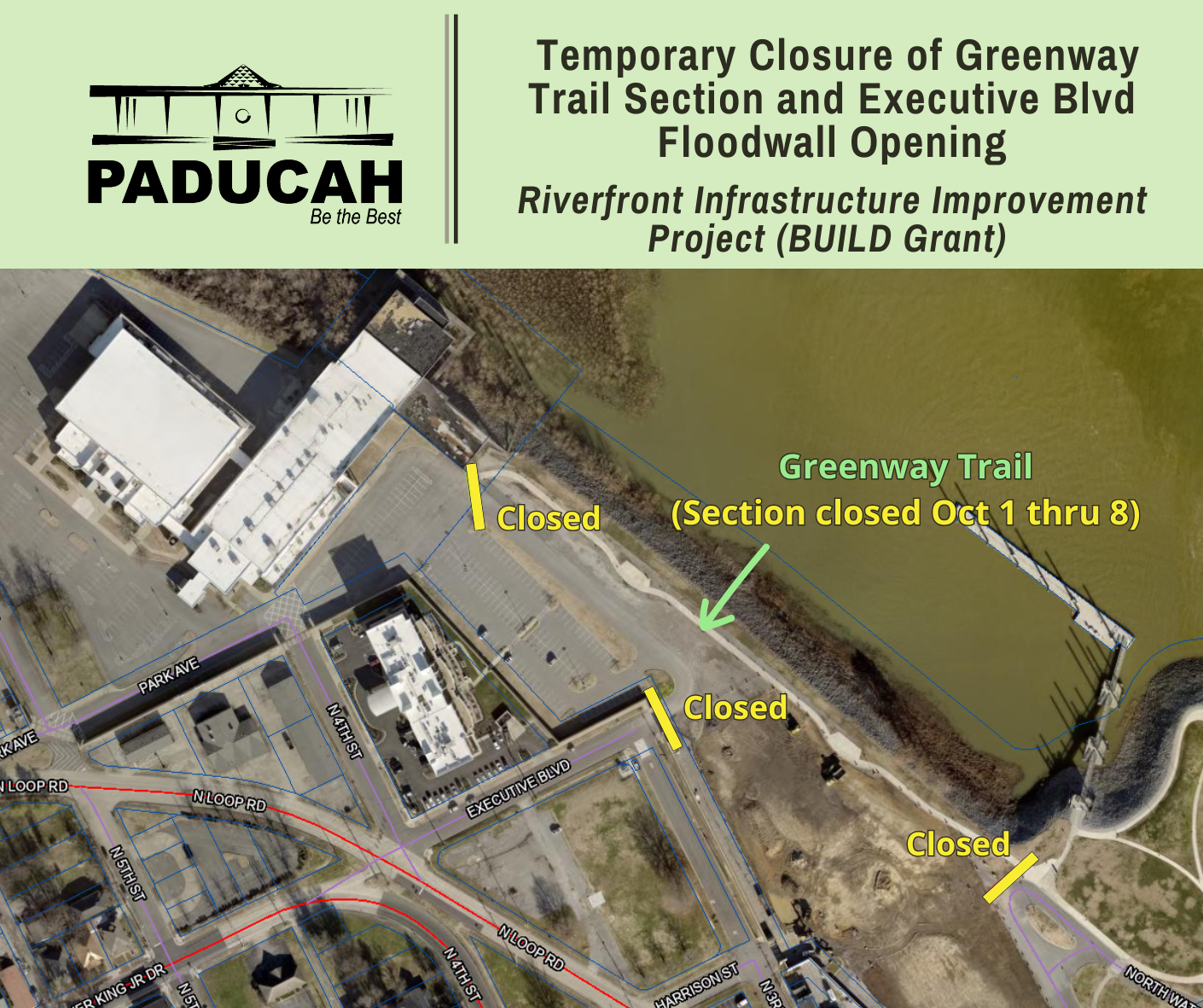 map showing project area